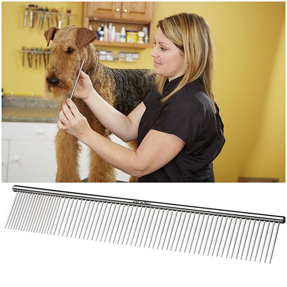 Andis Dog Comb 10" Steel Pet Dog Puppy Grooming Tool All Sizes